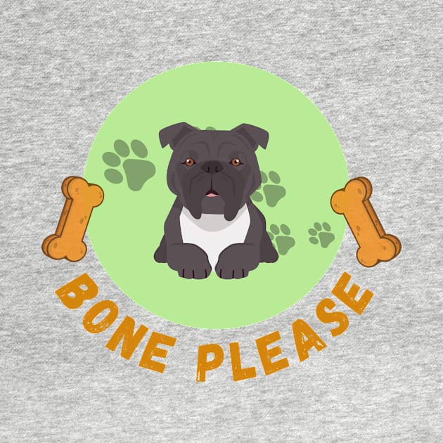 Bone please concept about cute dog and dog lover by Yenz4289